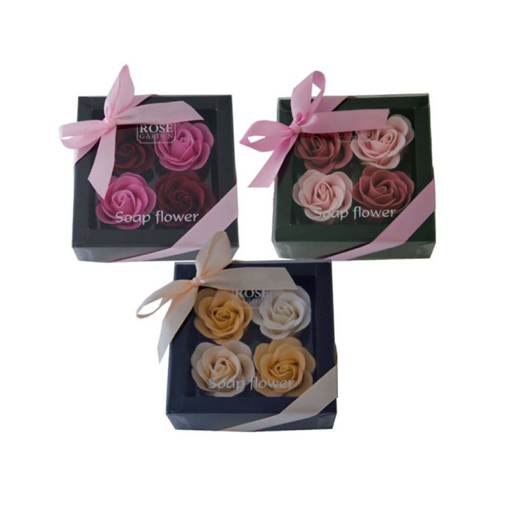 Grossiste Coffret Roses en papier de savon - Tentation Cosmetic