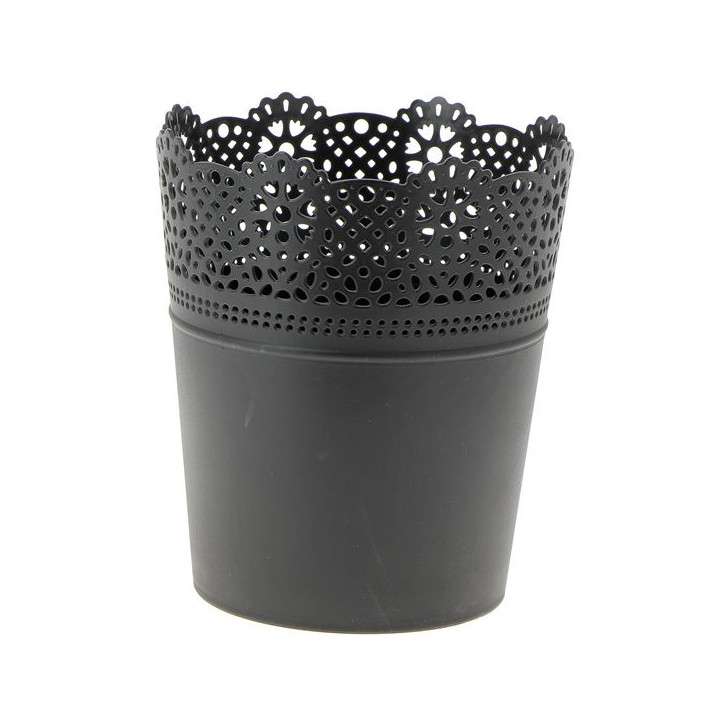 Coupe PVC Noire (15.5x13.5 cm)