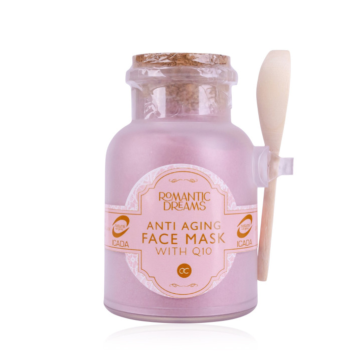 PROMO Masque Visage Anti Âge  avec cuillère en bois ROMANTIC DREAMS