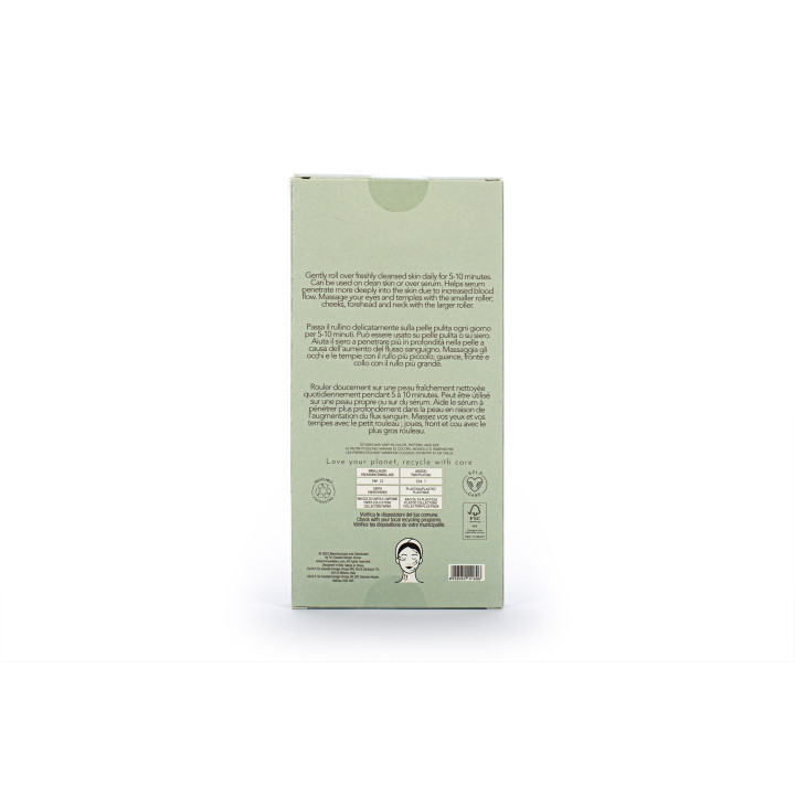 PROMO Rouleau de massage visage jade vert